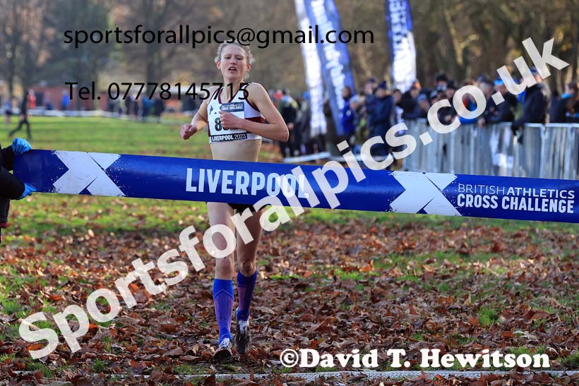 Womens Under-17s and IAAF Junior Women (Under-20s), 2023 British Athletics Cross Challenge, Sefton Park, Liverpool. Photo: David T. Hewitson/Sports for All Pics